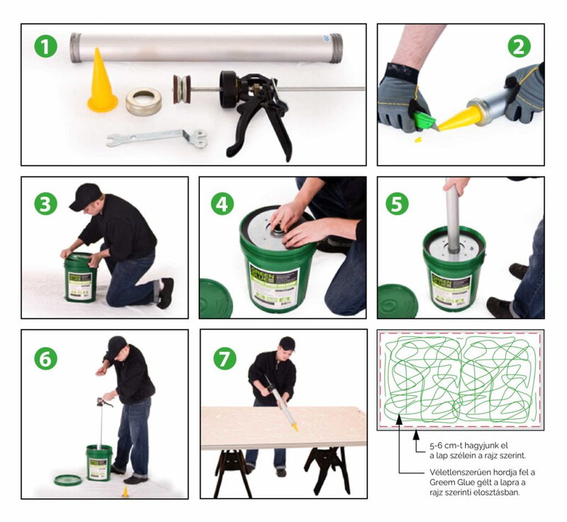 Green Glue vödrös kiszerelés alkalmazása_HangHatás