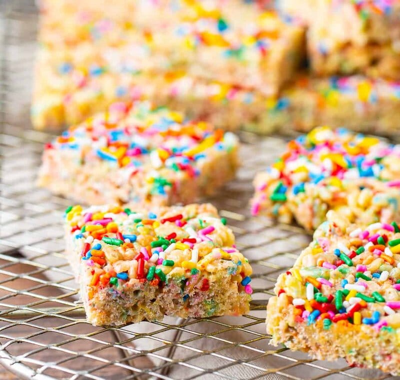 sprinkles rice krispie treats