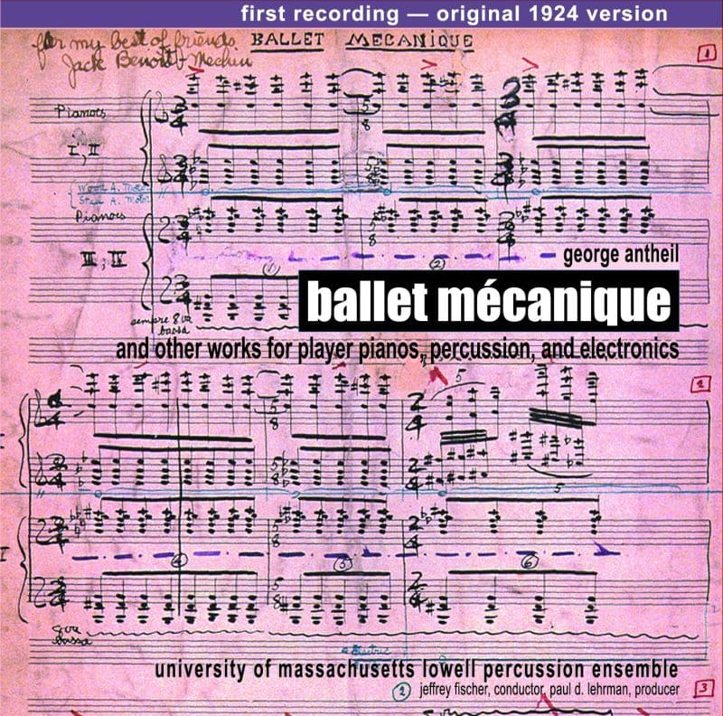George Antheils Skandalballett (Quelle: antheil.org)