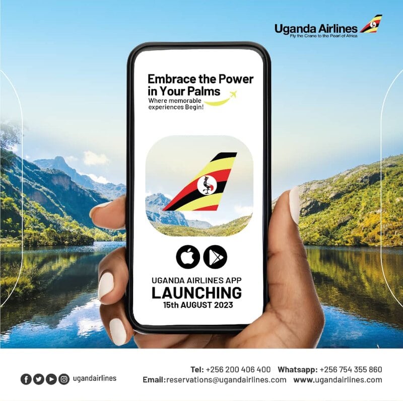 Steady Progress: Uganda Airlines to launch App to make bookings easy and earn customers loyalty points ug airline