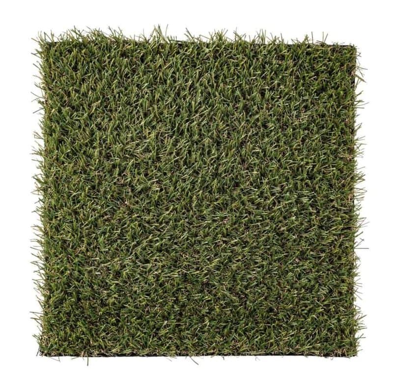 Tappeto erboso artificiale verde per esterni e interni.