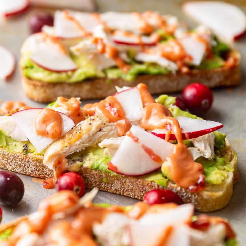 turkey avocado toast