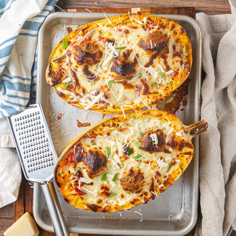 spaghetti squash with ground turkey