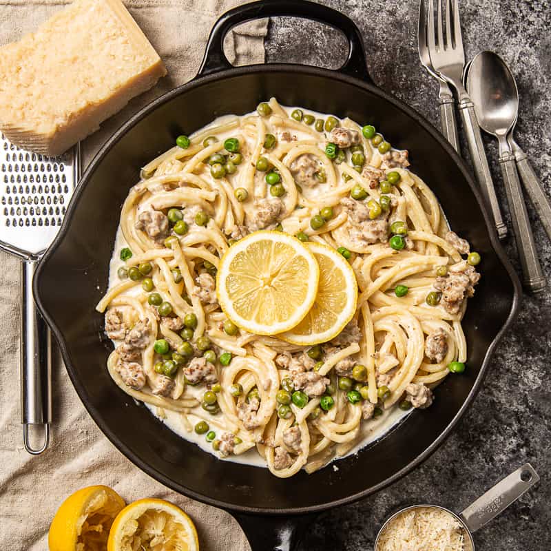 creamy lemon pasta