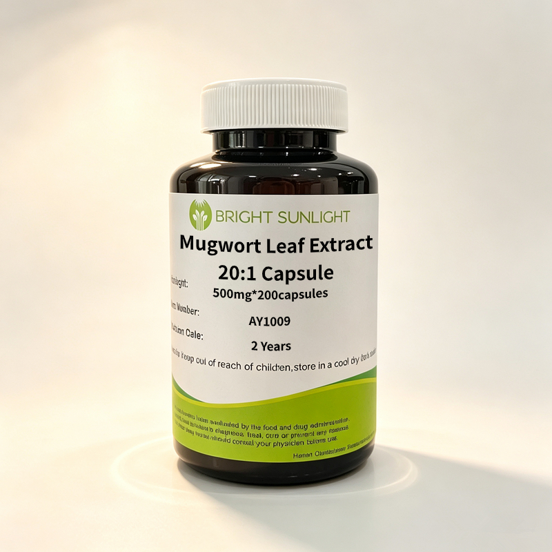 Bright sunlight Mugwort Leaf Extract 20:1 Capsule 500mg*200capsules
