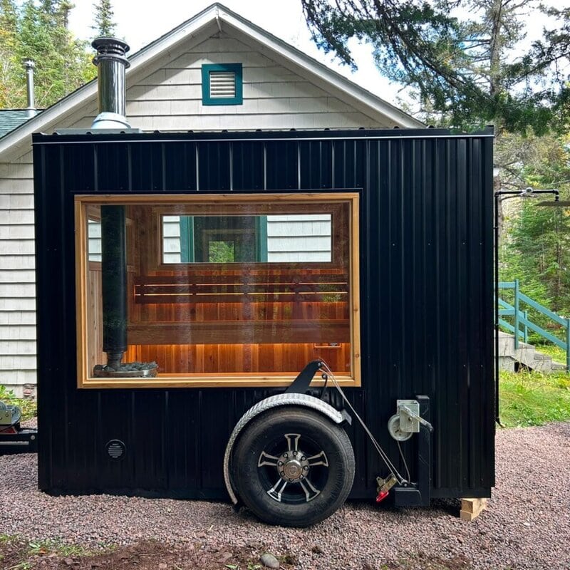 Mobile Sauna in Grand Marais, MN