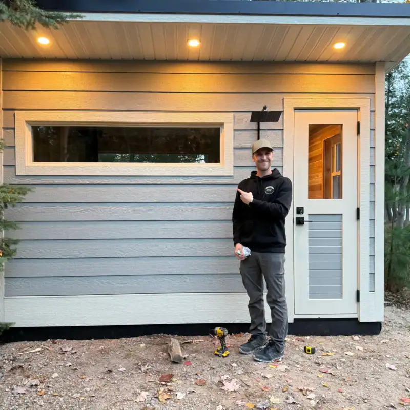 Eagle River’s 8×12 Custom Sauna