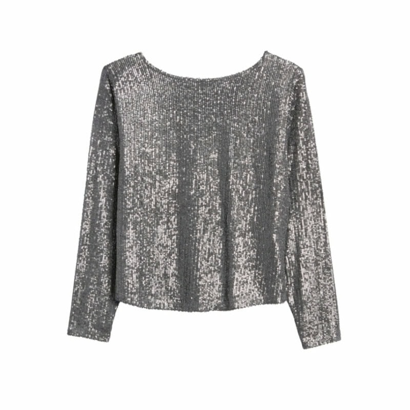 Sequin evening top