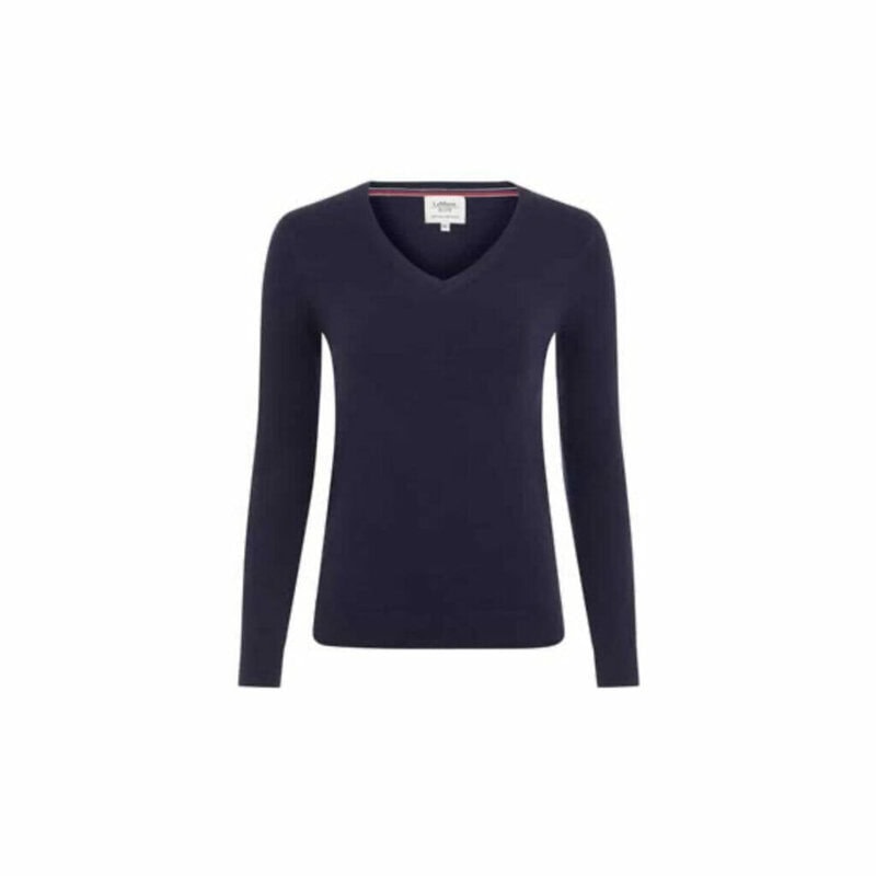 Navy V Neck Jumper