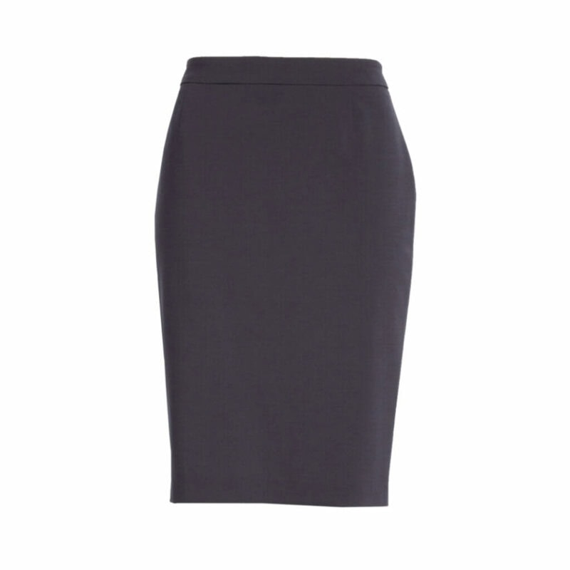Navy Straight Skirt