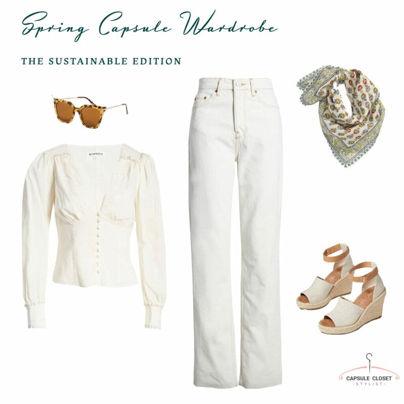 spring capsule wardrobe 2022 white trends