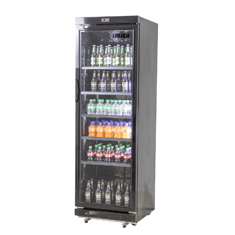 Beverage Bottle Cooler -Black 400Lt