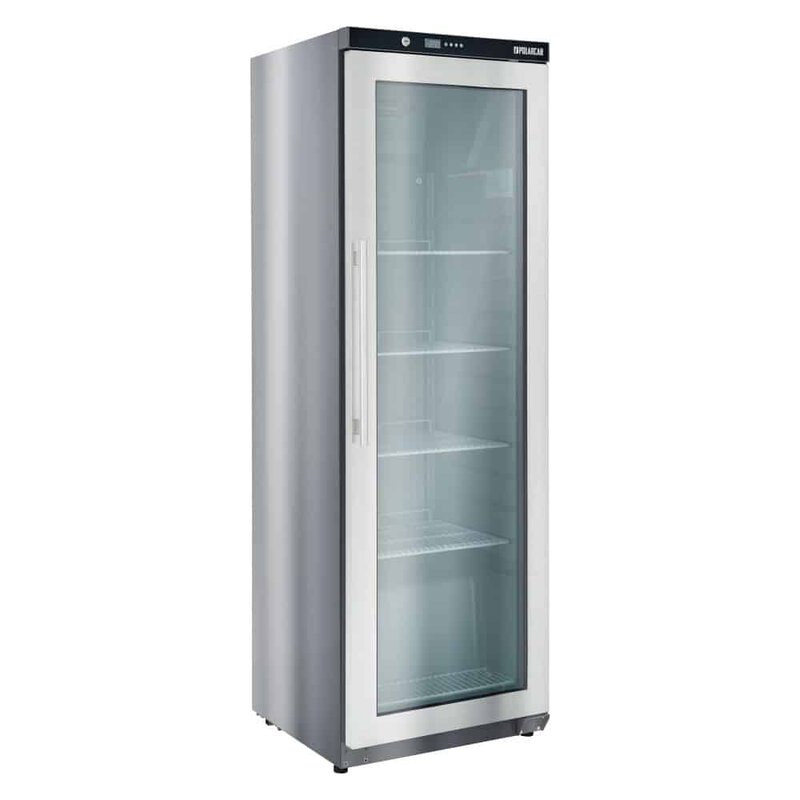 Upright storage freezer with glass door - 300Lt