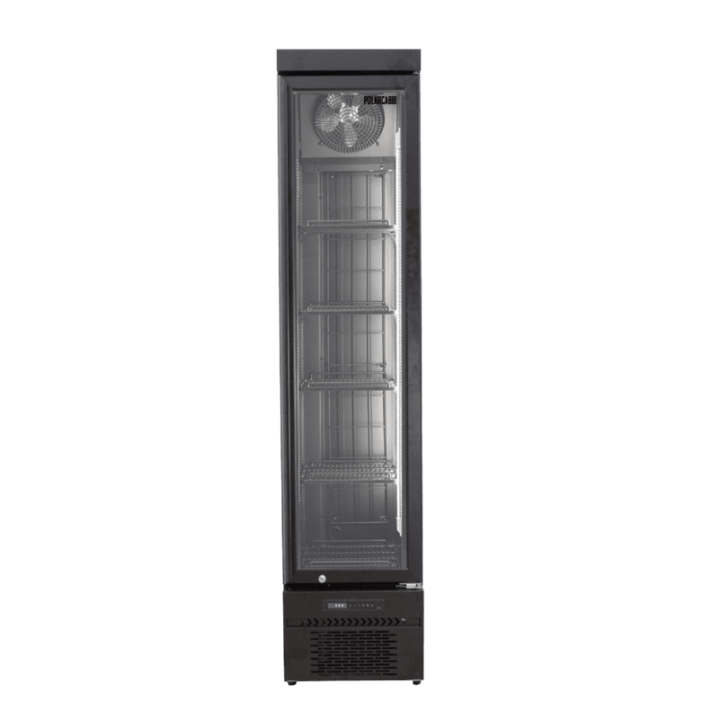 Upright Freezer-Slim Line-PolarCab-Black