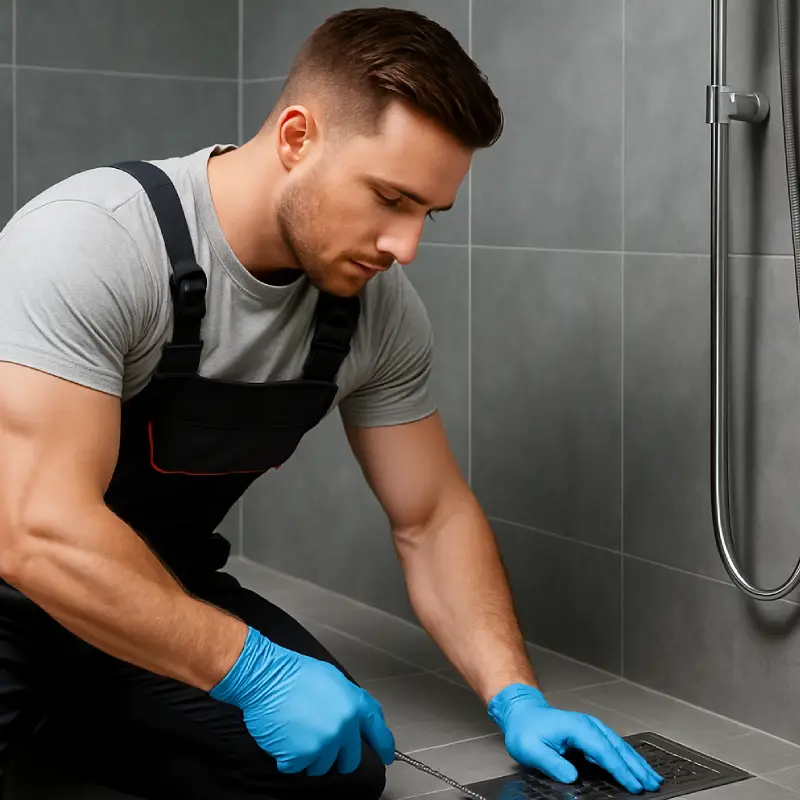 débouchage de douche