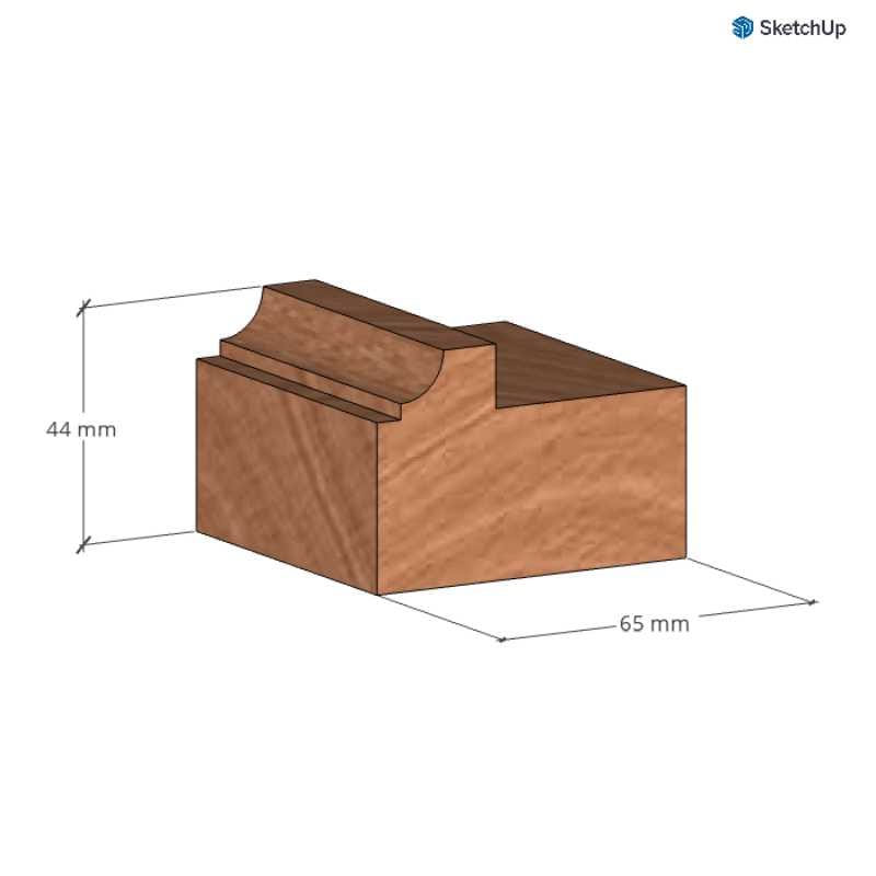 Meranti Single Door Frame STandard 44mm x 65mm