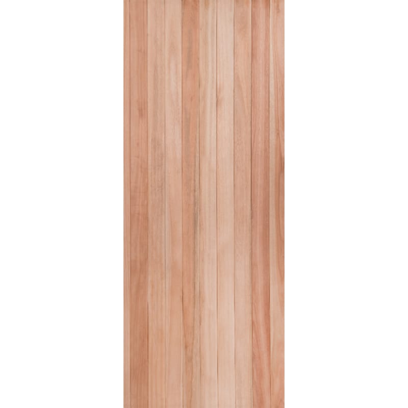 Saligna Hardwood back to back door