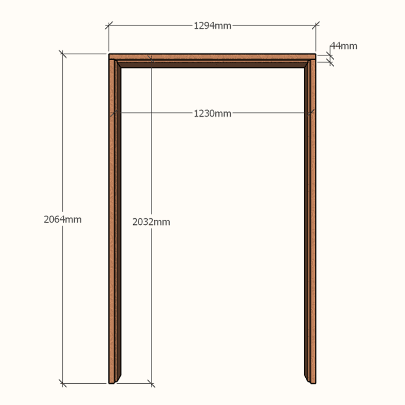 Double Door Jamb Double Brick