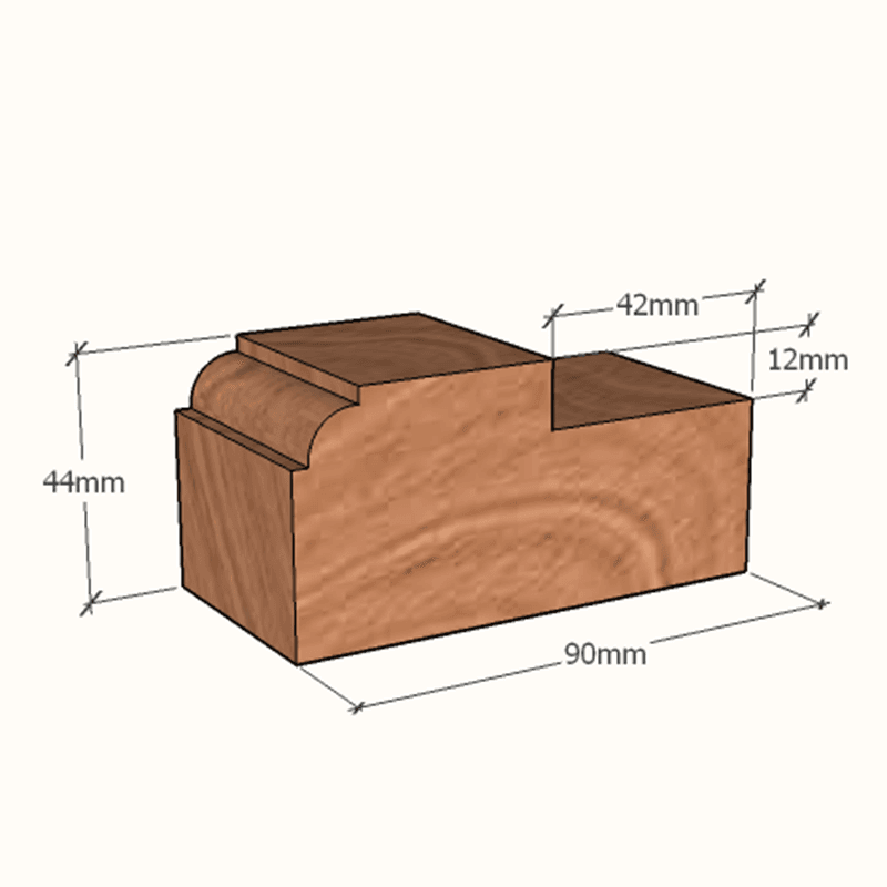 Door Frame Profile 44 x 86