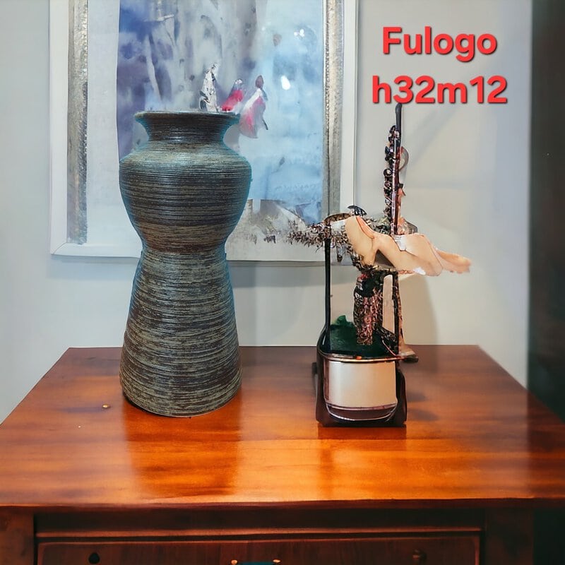 Bình Cắm Hoa Bát Tràng Dáng Bupbe  Gốm Sứ Fulo - Ảnh 2