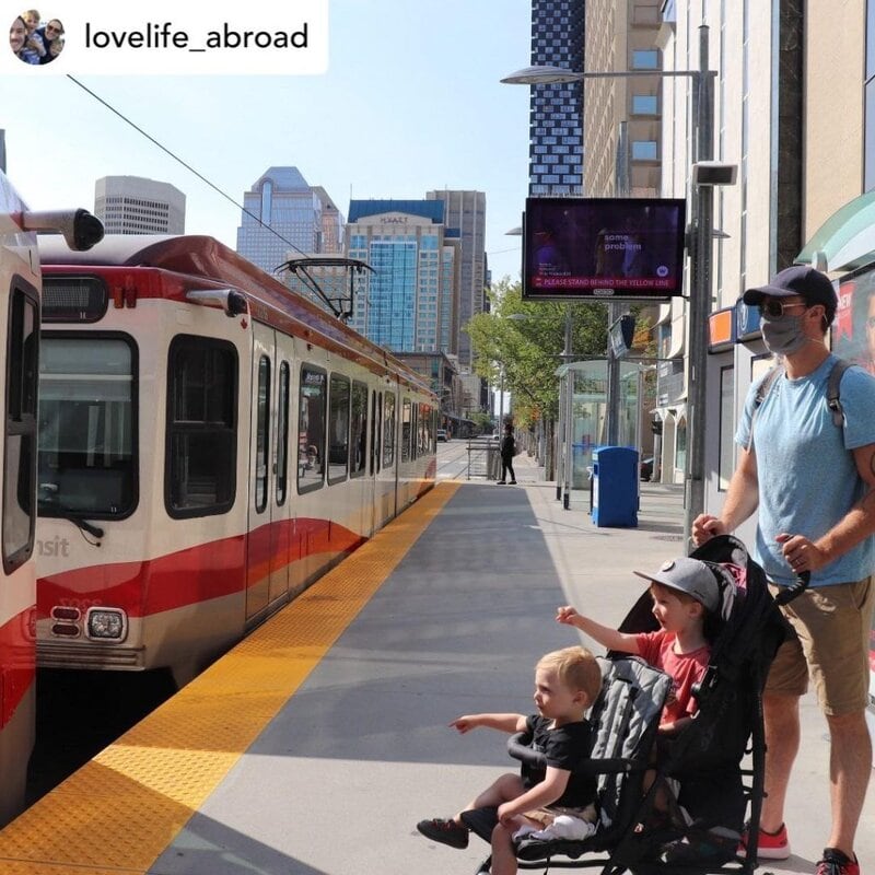 my toddler runs away in public cover, children in stroller.