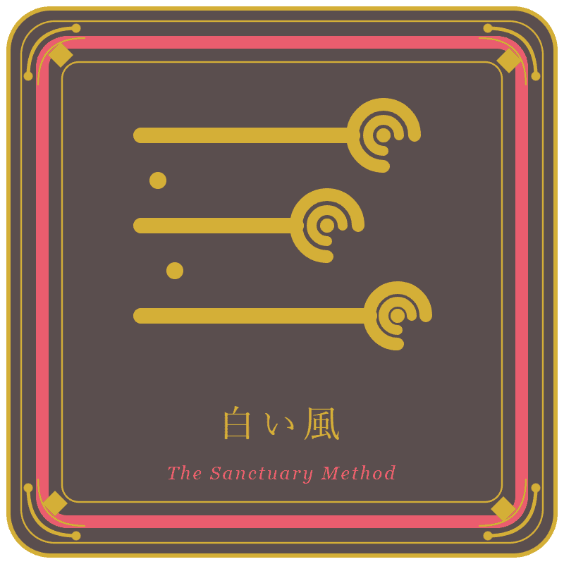 幸せの教室オリジナル紋章｜白い風