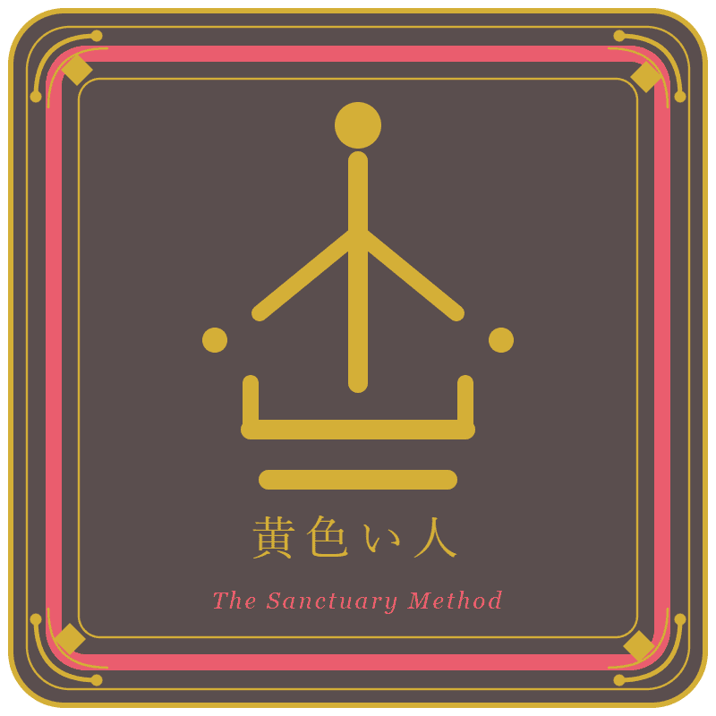 幸せの教室オリジナル紋章｜黄色い人
