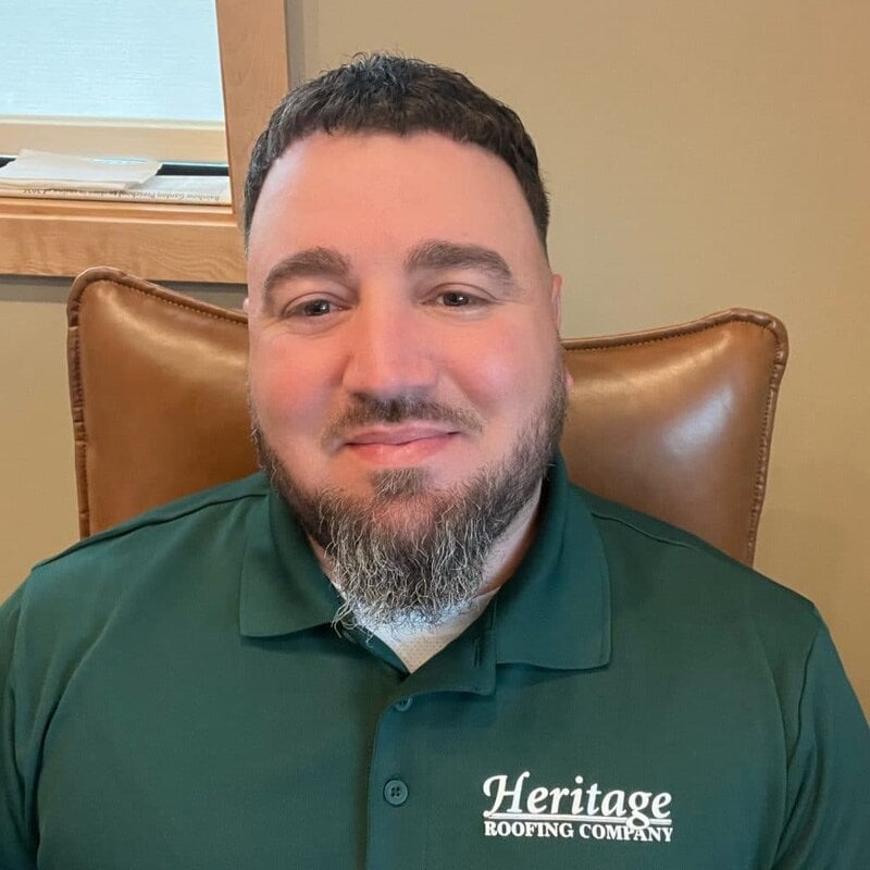 image of managing partner at heritage roofing