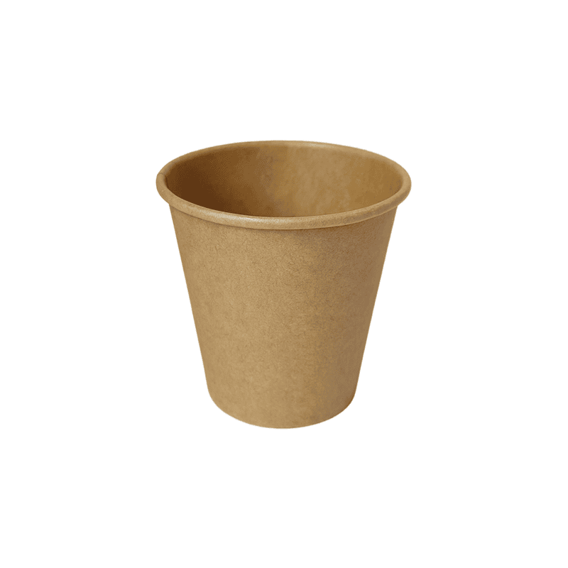 Vasos polipapel kraft una capa