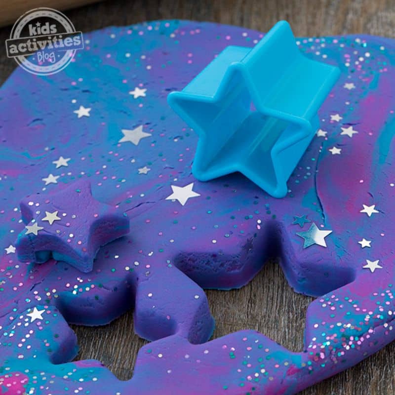 galaxy playdough