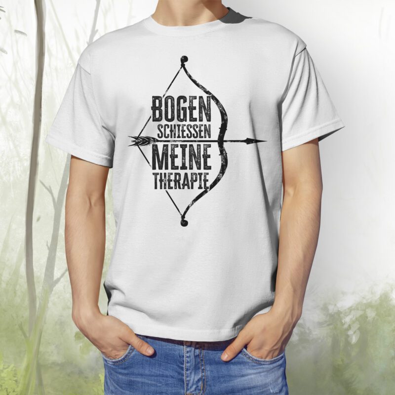 T-Shirt Therapie weiß
