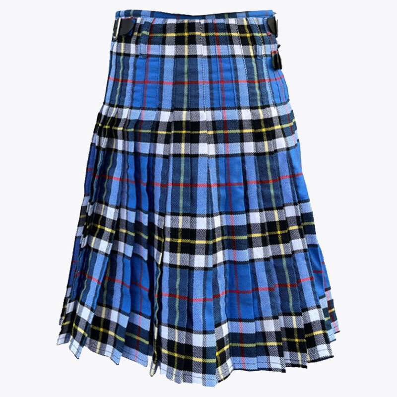 Clan Thompson Dress Blue Tartan Kilt - Image 2