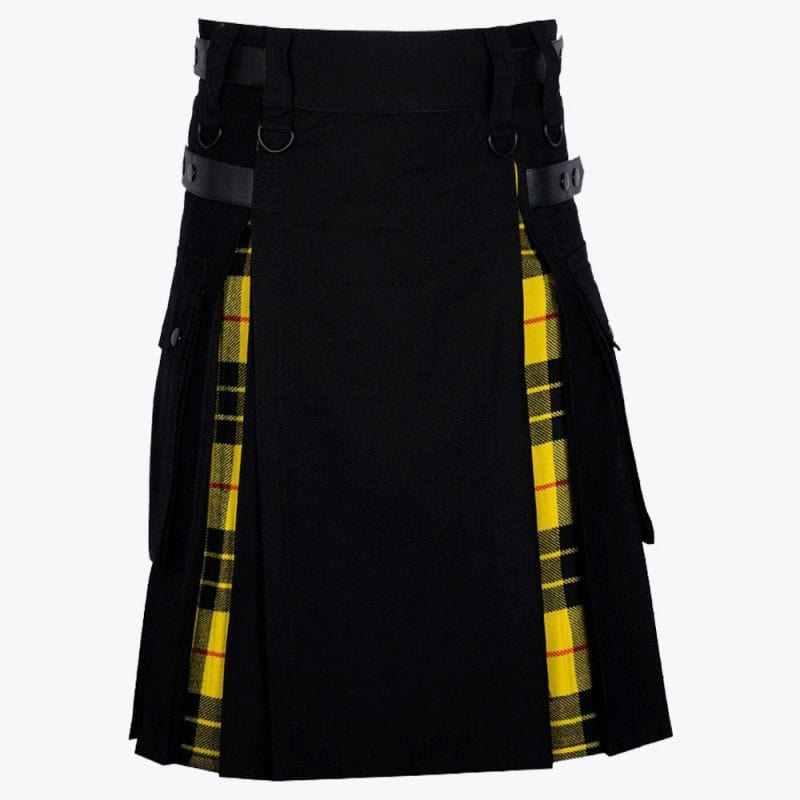 black cotton macleod of lewis tartan hybrid kilt 1 1.jpg