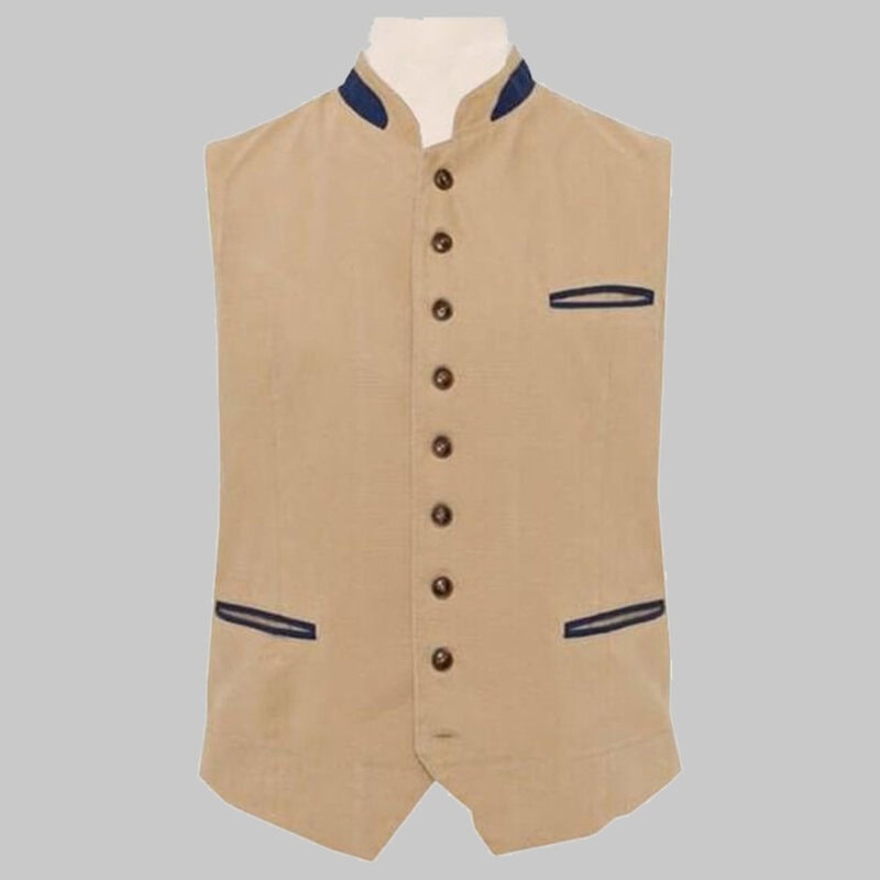 canvas austrian tirol waistcoat sand beige made to measure.jpg