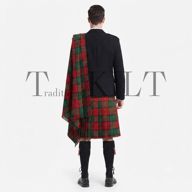 Dunbar Tartan  And Argyle Jacket Kilt Outfit - Image 2