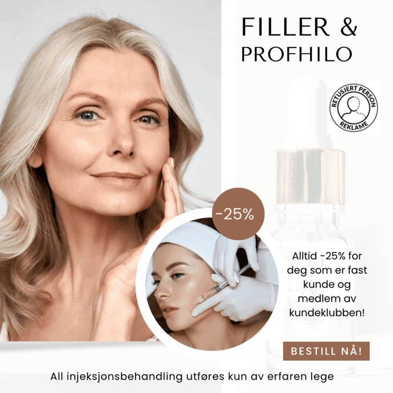 Profhilo – Fuktboost og hudforbedring i én behandling 6 - korpeveien legeklinikk -20 % på filler og Profhilo