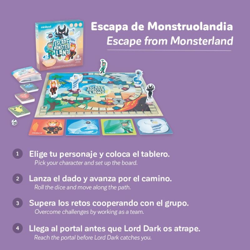 Escapa de Monstruolandia como se juega