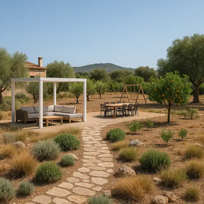 Diseño de grandes jardines en Mallorca