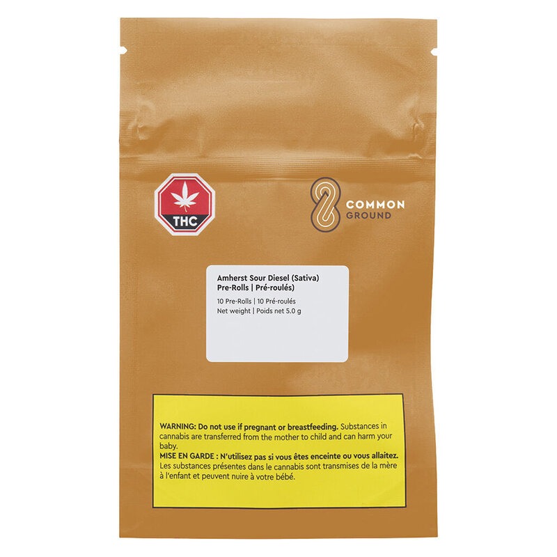 Amherst Sour Diesel Pre-Rolls 10 Pack <br> Sativa <br>23.6% - Image 2