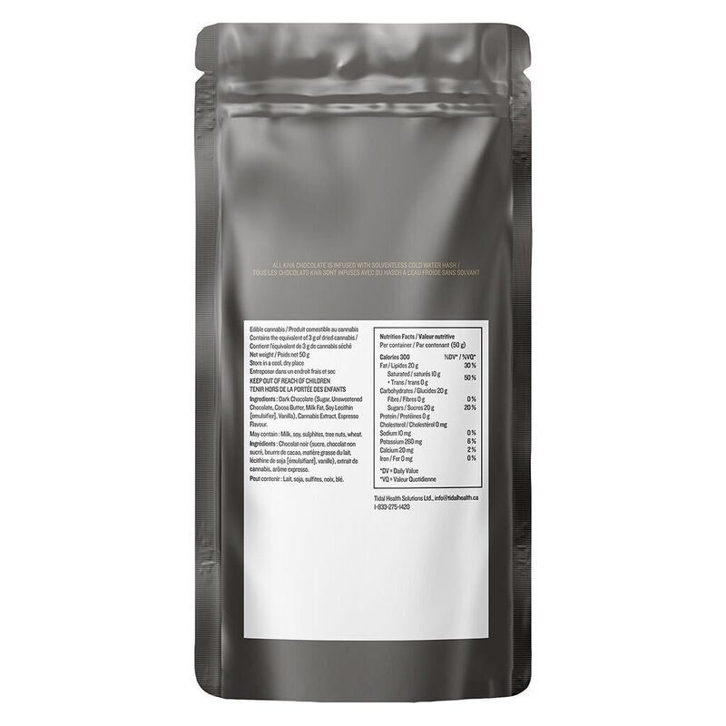 Espresso Dark Chocolate CBD 1:1 <br> Infused with Cold Water Hash <br> 10mg THC/CBD - Image 3