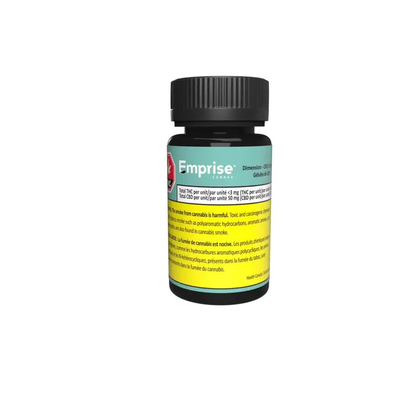 Dimension CBD Softgels 50mg 30 caps