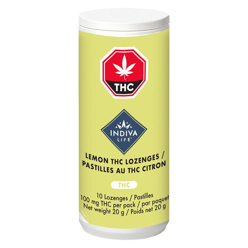 Lemon THC Lozenges 10 Pack <br>Hybrid <br>10mg per Lozenger - Image 2
