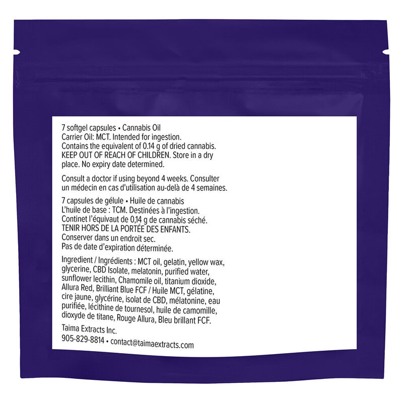 Goodnight Dream Capsules <br>7caps <br>20 mg CBD | 5mg melatonin - Image 3