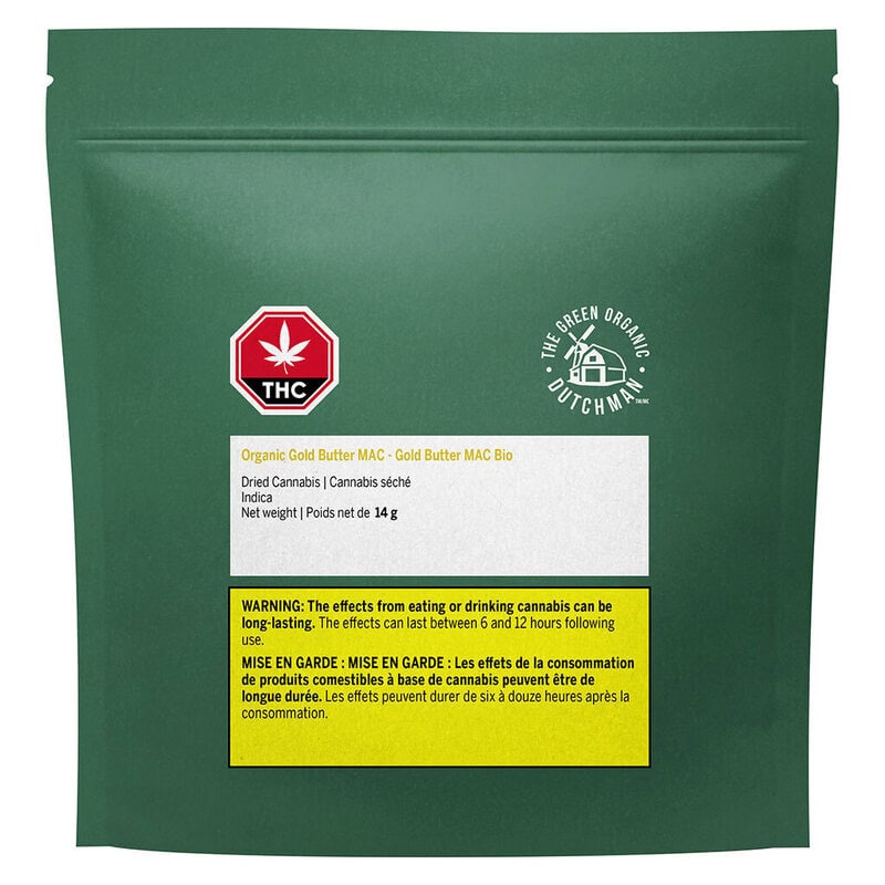 Organic Gold Butter MAC 14g <br>Indica <br>34% | 2.6% Terps - Image 2
