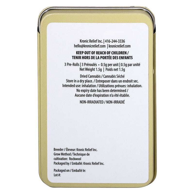 Triple P Pre-Rolls 3 Pack <br>Indica <br>PK 28.8% | PC 26.3% | PP 28% - Image 3