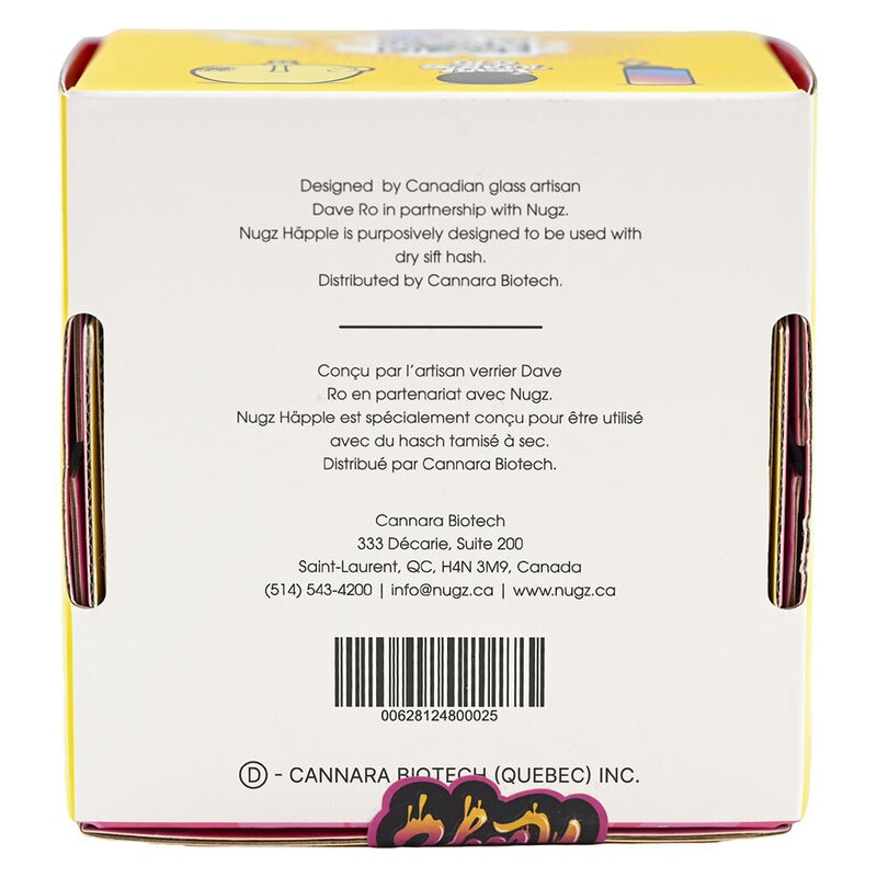 Nugz Happle Glass Hash Pipe | Cannabis Accessory - Image 5