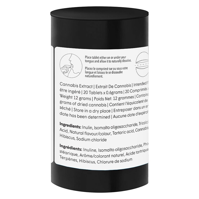 Downtown Cherry Punch Dissolving Tablets <br>Hybrid <br>20 caps <br>5mg THC | 2.5mg CBG per cap - Image 3