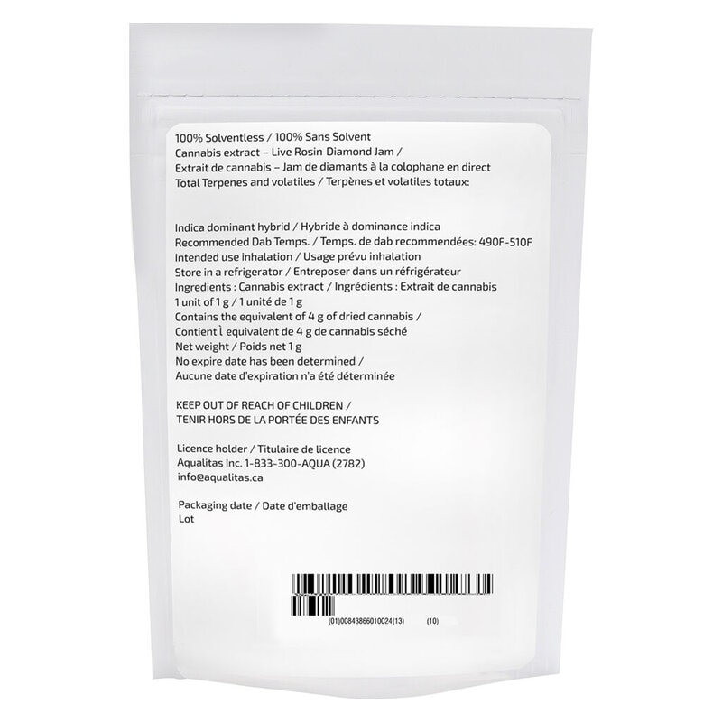 Live Rosin Strawberry Diamond Jam 1g <br>Hybrid <br>68.9% | 12.72% Terps - Image 3