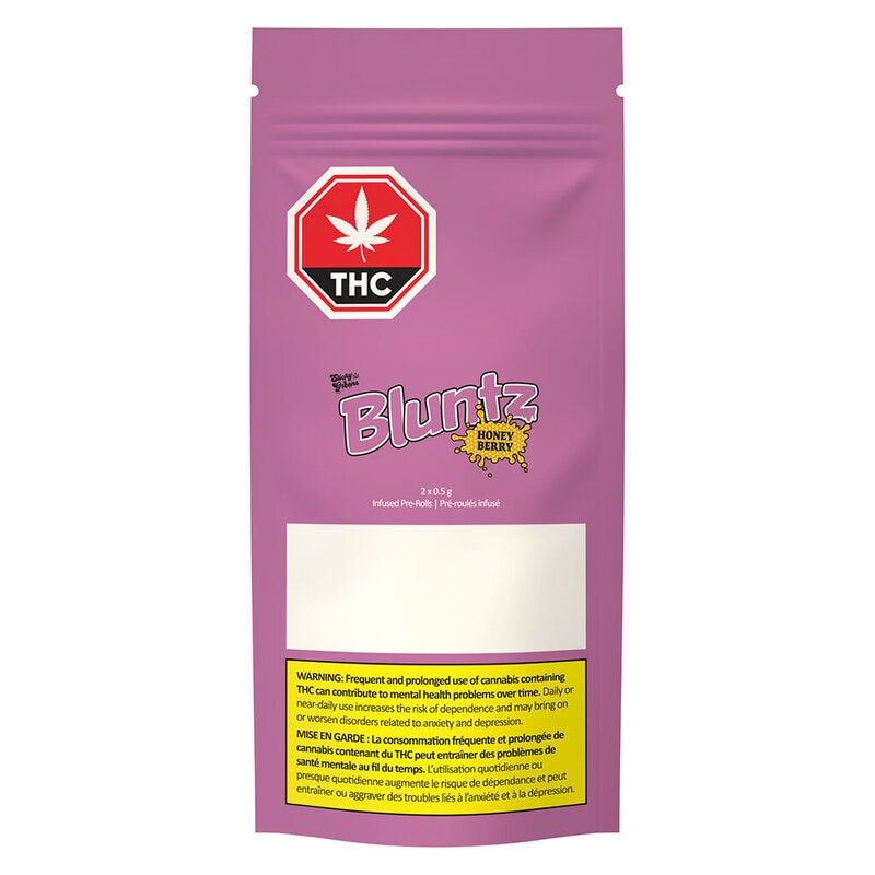Bluntz - Honey Berry Infused Blunt 2 Pack <br>Sativa <br>33% - Image 2