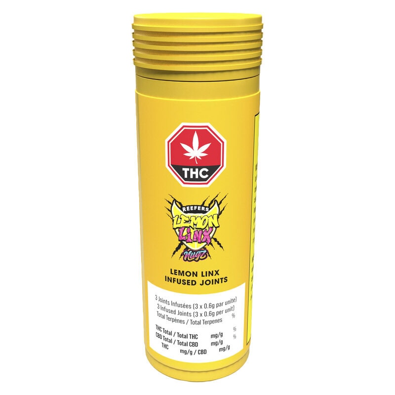 Lemon Linx Infused Pre-Rolls 3 Pack <br>Sativa <br>38.1% | 4.8% Terps - Image 2